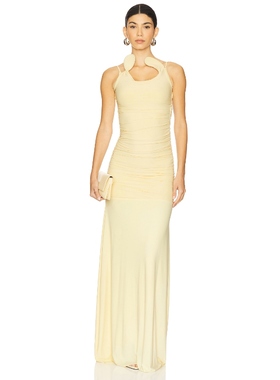 Deme by Gabriella ESTELLE 长裙 黄色REVOLVE小众新款