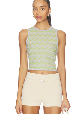 DEVON WINDSOR 上装 薄荷色、浅蓝色revolve小众新款