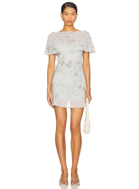 Stone Cold Fox BLAIRE 裙子 淡灰色REVOLVE小众新款