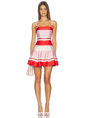 SIMKHAI NELLY BUSTIER 抹胸迷你裙 revolve小众新款