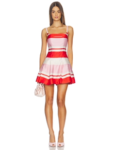 SIMKHAI NELLY BUSTIER 抹胸迷你裙 revolve小众新款