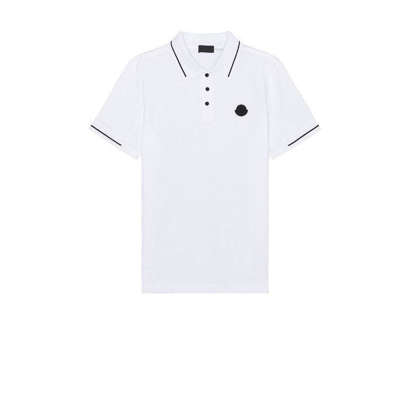 [秋冬新品]POLO衫白色简约翻领T恤衫上衣男士商务短袖上装REVOLVE
