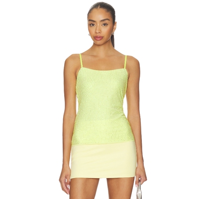 AREA CRYSTAL HOTFIX CAMI 上装 26春夏新品 revolve小众新款
