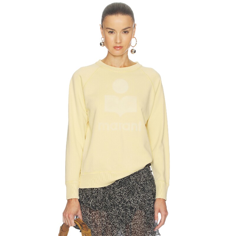 Isabel Marant Etoile米黄色早秋卫衣圆领通勤风REVOLVE