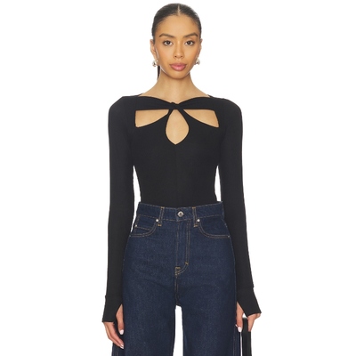 Michael Lauren Aldric Longsleeve Top 黑色REVOLVE小众新款