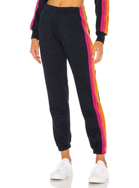 Aviator Nation 5 STRIPE 运动裤revolve小众新款