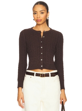 Callahan VALERIE 开衫 巧克力色 REVOLVE小众新款