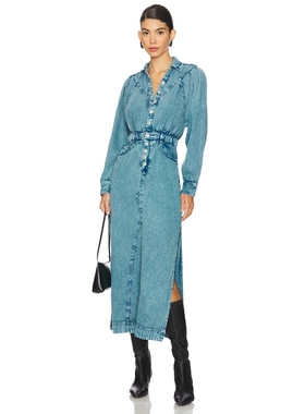 【海外直邮】Free People MAD LOVE 裙子蓝色REVOLVE小众新款