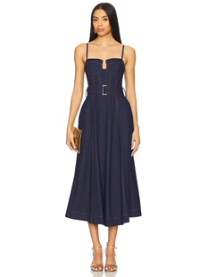 Karina Grimaldi MAVERICK 中长款连衣裙 revolve小众新款