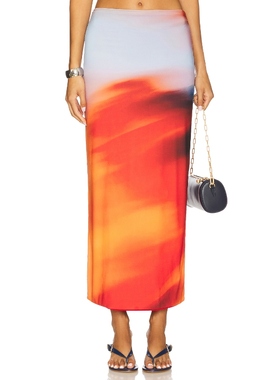 [春节穿搭]Feners TU X MI 半身裙 红色REVOLVE小众