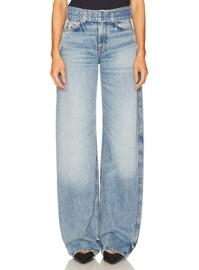 [春季新品]GRLFRND AUSTEN LOW 牛仔裤 蓝色REVOLVE小众