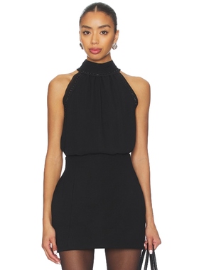 Veronica Beard TANISHA 吊带上装 黑色REVOLVE小众新款