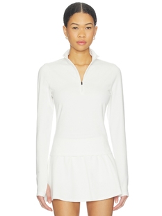 Splits59 Stevie Active Rib Half Zip Waist Length Top revolve