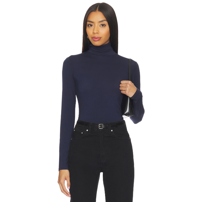 Ripley Rader 圆翻领上装 藏青色 y2k辣妹风REVOLVE小众新款