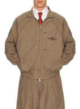 Art Community DOUBLE ZIP 田径夹克 棕色REVOLVE小众新款