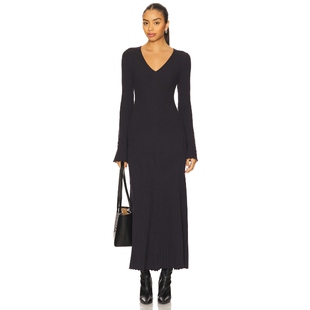 PAIGE 新品 BEL 裙子 REVOLVE小众 黑色 春季