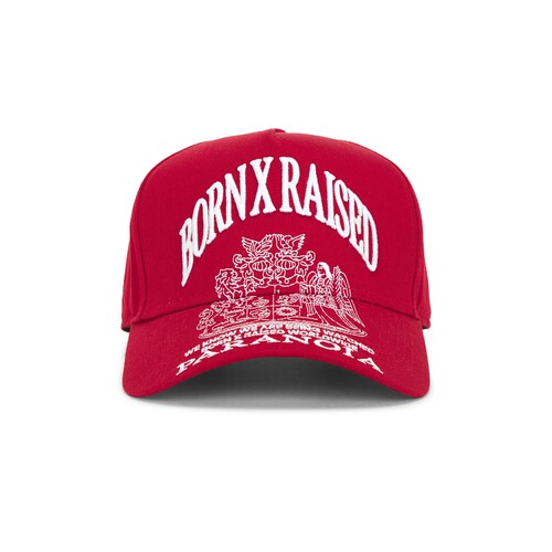 Born x Raised PARANOIA 后扣帽  红色 秋冬新品REVOLVE
