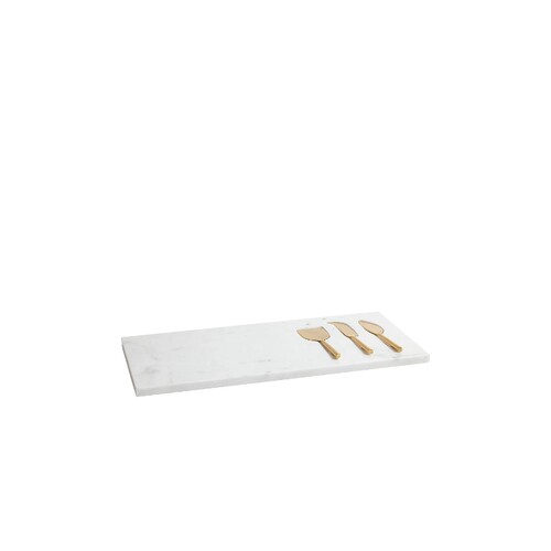 The Favorites MARBLE TRAY WITH SET OF 3 CHEESE TOOLS 大理石