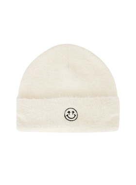 Happy Caps FURRY 针织毛线帽 白色REVOLVE小众新款