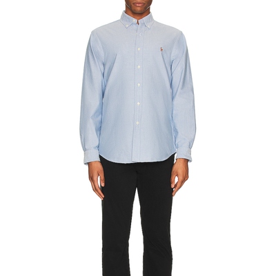 Polo Ralph Lauren拉夫劳伦衬衫蓝色REVOLVE新款男衬衣