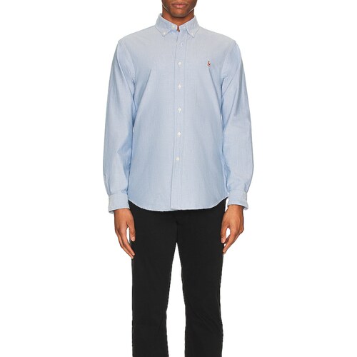 Polo Ralph Lauren拉夫劳伦衬衫蓝色REVOLVE新款男衬衣