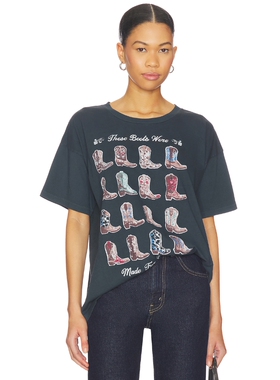 DAYDREAMER BOOTS 图案T恤 revolve小众新款 黑色