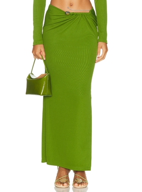 Christopher Esber 半身裙 revolve小众新款 绿色