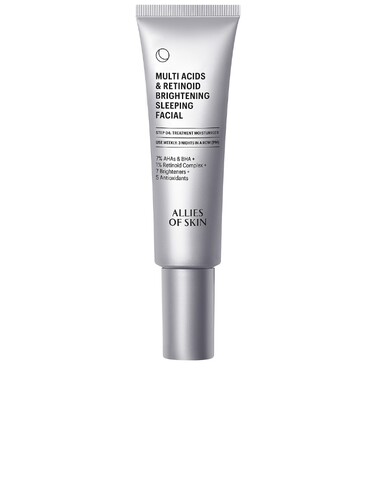 Allies of Skin MULTI ACIDS RETINOID BRIGHTENING 夜间面膜 rev