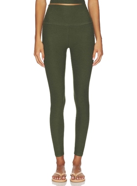 [冬季新品]Beyond Yoga 打底裤深绿色美式休闲风REVOLVE