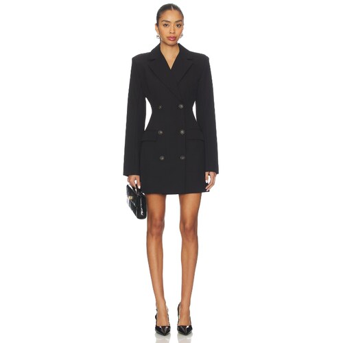 [秋冬新品]L'Academie JAIME 老钱风简约干练西装连衣裙 REVOLVE