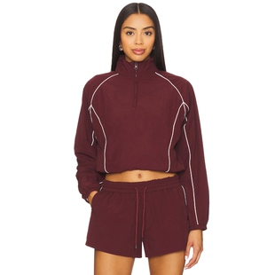 [冬季新品]WellBeing + BeingWell TANNER 夹克 酒红色REVOLVE