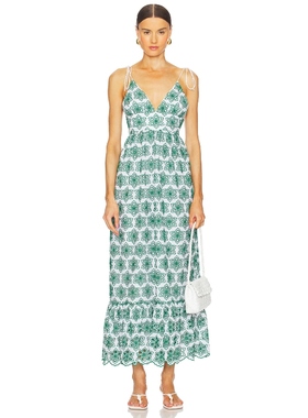 [冬季新品]Sundress LOUVE 裙子绿色REVOLVE小众