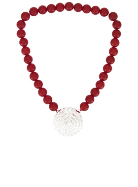 [春节穿搭]Julietta SPIRAL 项链 红色 REVOLVE小众新款