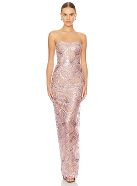 Bronx and Banco GISELLE BLUSH 长裙 粉红胭脂系列REVOLVE小众新