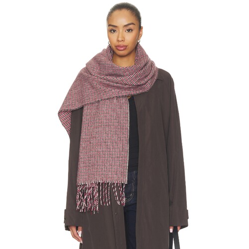 Rag & Bone ARI 围巾  红色 秋冬新品REVOLVE