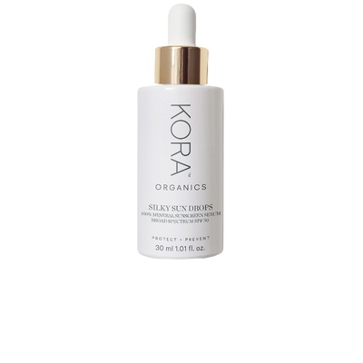KORA Organics Silky Sun Drops 100% Mineral Sunscreen Serum S