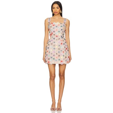 ELLIATT AVIVA 连衣裙女夏 粉红胭脂系列礼服裙REVOLVE小众新款