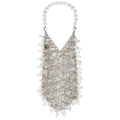 [春季新品]olga berg Florence Chainmail Bag 水钻银色 REVOLVE