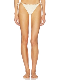 PatBO SIDE TIE BIKINI BOTTOM 臀侧系带内裤 revolve小众新款 米