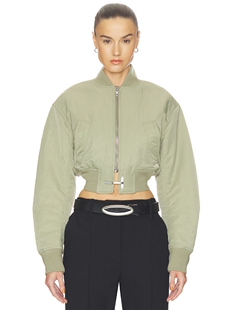 HAELO CROP BOMBER JACKET 夹克 revolve小众新款