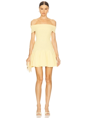 retrofete ERICA 针织裙子 黄色 性感礼服REVOLVE小众新款