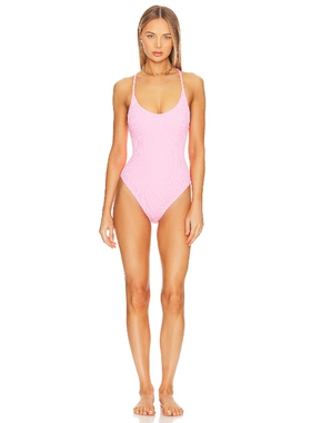 Show Me Your Mumu POSITANO 一件式泳装revolve时尚小众新款