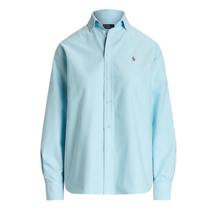 拉夫劳伦 Ralph REVOLVE小众新款 Polo 衬衫 上装 Lauren 蓝色长袖