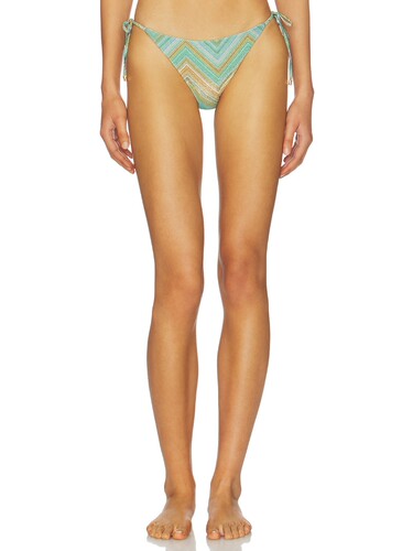 PQ TEENY 臀侧系带比基尼内裤 revolve小众新款 Green,Teal