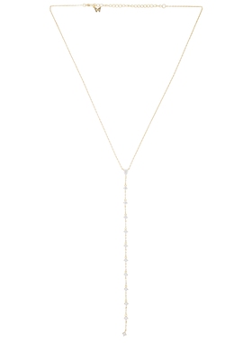 By Adina Eden Teardrop Cz Lariat Necklace 26早秋新品 revolve