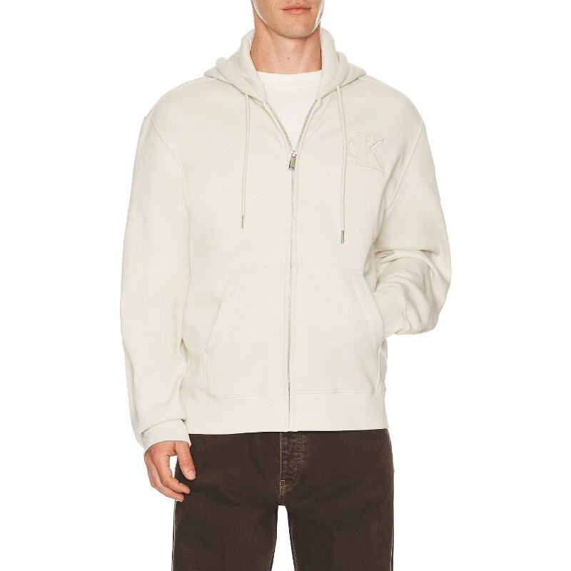 Calvin Klein 凯文克莱 FLEECE 连帽衫REVOLVE小众新款春季