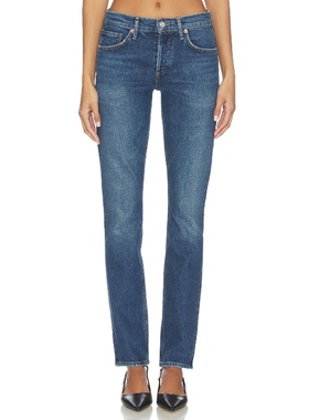 AGOLDE STACKED 紧身裤 蓝色REVOLVE小众新款