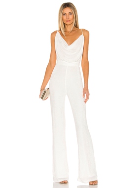 [春季新品]MISHA MOIRA复古风白色高腰阔腿长裤REVOLVE