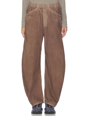 COTTON CITIZEN The Santorini Trouser revolve小众新款 棕色