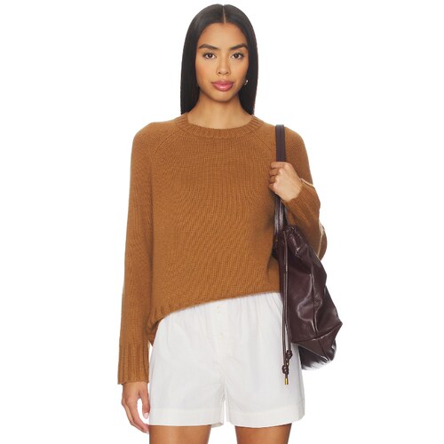 W. Cashmere GABBY 圆领 干邑白兰地色REVOLVE小众新款春季